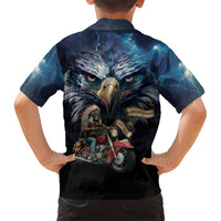 American Indian Legendary Motorcycle Family Matching Off Shoulder Maxi Dress and Hawaiian Shirt Native American Retro Rider - Wonder Print Shop