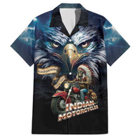American Indian Legendary Motorcycle Family Matching Off Shoulder Maxi Dress and Hawaiian Shirt Native American Retro Rider - Wonder Print Shop