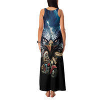 American Indian Legendary Motorcycle Family Matching Tank Maxi Dress and Hawaiian Shirt Native American Retro Rider - Wonder Print Shop