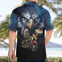 American Indian Legendary Motorcycle Hawaiian Shirt Native American Retro Rider - Wonder Print Shop