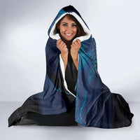 American Indian Legendary Motorcycle Hooded Blanket Native American Retro Rider - Wonder Print Shop