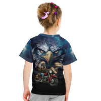 American Indian Legendary Motorcycle Kid T Shirt Native American Retro Rider - Wonder Print Shop