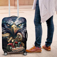 American Indian Legendary Motorcycle Luggage Cover Native American Retro Rider - Wonder Print Shop