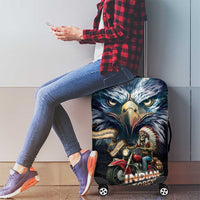 American Indian Legendary Motorcycle Luggage Cover Native American Retro Rider - Wonder Print Shop
