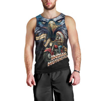 American Indian Legendary Motorcycle Men Tank Top Native American Retro Rider - Wonder Print Shop