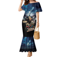 American Indian Legendary Motorcycle Mermaid Dress Native American Retro Rider - Wonder Print Shop