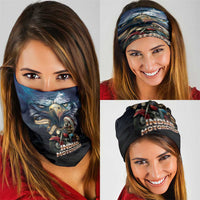 American Indian Legendary Motorcycle Neck Gaiter Native American Retro Rider - Wonder Print Shop