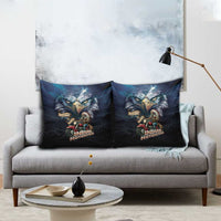 American Indian Legendary Motorcycle Pillow Cover Native American Retro Rider - Wonder Print Shop