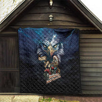 American Indian Legendary Motorcycle Quilt Native American Retro Rider - Wonder Print Shop