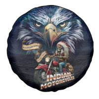 American Indian Legendary Motorcycle Spare Tire Cover Native American Retro Rider - Wonder Print Shop