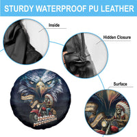 American Indian Legendary Motorcycle Spare Tire Cover Native American Retro Rider - Wonder Print Shop