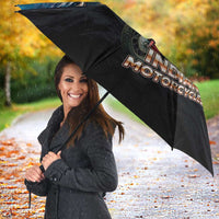 American Indian Legendary Motorcycle Umbrella Native American Retro Rider - Wonder Print Shop