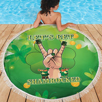 St Patrick's Day Beach Blanket Ready To Shamrock