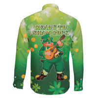 St Patrick's Day Family Matching Off Shoulder Maxi Dress and Hawaiian Shirt Ready To Shamrock