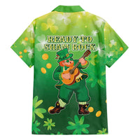 St Patrick's Day Family Matching Short Sleeve Bodycon Dress and Hawaiian Shirt Ready To Shamrock