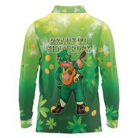 St Patrick's Day Long Sleeve Polo Shirt Ready To Shamrock