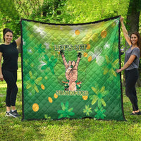 St Patrick's Day Quilt Ready To Shamrock