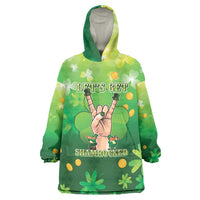 St Patrick's Day Wearable Blanket Hoodie Ready To Shamrock