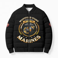 Montford Point Marines Legacy Bomber Puffer Jacket Honoring The Legend