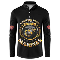 Montford Point Marines Legacy Button Sweatshirt Honoring The Legend