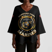 Montford Point Marines Legacy Kimono Sleeve Blouse Honoring The Legend