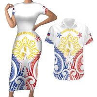 Philippines Couples Matching Short Sleeve Bodycon Dress and Hawaiian Shirt Katipunan Andres Bonifacio