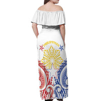 Philippines Off Shoulder Maxi Dress Katipunan Andres Bonifacio