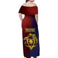 Philippines 127th Independence Day Family Matching Off Shoulder Maxi Dress and Hawaiian Shirt Special Style