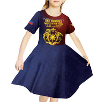 Philippines 127th Independence Day Kid Short Sleeve Dress Special Style