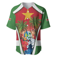 Suriname Ketikoti Baseball Jersey Happy Emancipation Day - Wonder Print Shop