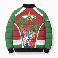 Suriname Ketikoti Bomber Puffer Jacket Happy Emancipation Day - Wonder Print Shop