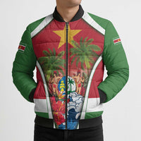 Suriname Ketikoti Bomber Puffer Jacket Happy Emancipation Day - Wonder Print Shop