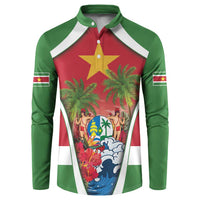 Suriname Ketikoti Button Sweatshirt Happy Emancipation Day - Wonder Print Shop