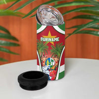 Suriname Ketikoti 4 in 1 Can Cooler Tumbler Happy Emancipation Day - Wonder Print Shop