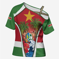 Suriname Ketikoti Cross Shoulder Shirt Happy Emancipation Day - Wonder Print Shop