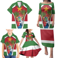 Suriname Ketikoti Family Matching Puletasi and Hawaiian Shirt Happy Emancipation Day - Wonder Print Shop