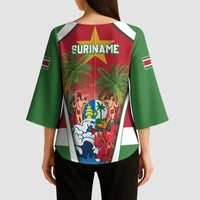 Suriname Ketikoti Kimono Sleeve Blouse Happy Emancipation Day - Wonder Print Shop