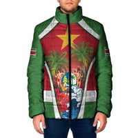 Suriname Ketikoti Padded Jacket Happy Emancipation Day - Wonder Print Shop