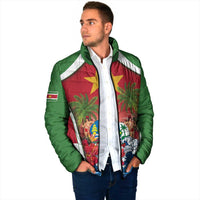 Suriname Ketikoti Padded Jacket Happy Emancipation Day - Wonder Print Shop