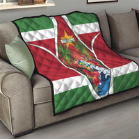 Suriname Ketikoti Quilt Happy Emancipation Day - Wonder Print Shop