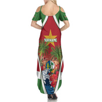 Suriname Ketikoti Summer Maxi Dress Happy Emancipation Day - Wonder Print Shop