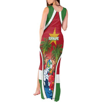 Suriname Ketikoti Tank Maxi Dress Happy Emancipation Day - Wonder Print Shop