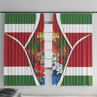Suriname Ketikoti Window Curtain Happy Emancipation Day - Wonder Print Shop