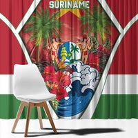 Suriname Ketikoti Window Curtain Happy Emancipation Day - Wonder Print Shop