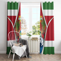 Suriname Ketikoti Window Curtain Happy Emancipation Day - Wonder Print Shop