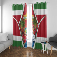 Suriname Ketikoti Window Curtain Happy Emancipation Day - Wonder Print Shop