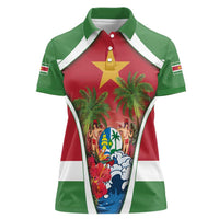 Suriname Ketikoti Women Polo Shirt Happy Emancipation Day - Wonder Print Shop