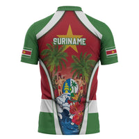 Suriname Ketikoti Zipper Polo Shirt Happy Emancipation Day - Wonder Print Shop