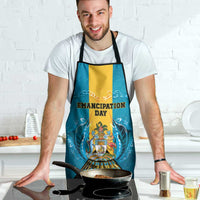 Bahamas Emancipation Day Apron Blue Marlin With Coat Of Arms - Wonder Print Shop