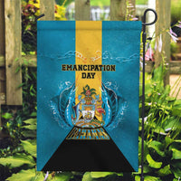 Bahamas Emancipation Day Garden Flag Blue Marlin With Coat Of Arms - Wonder Print Shop